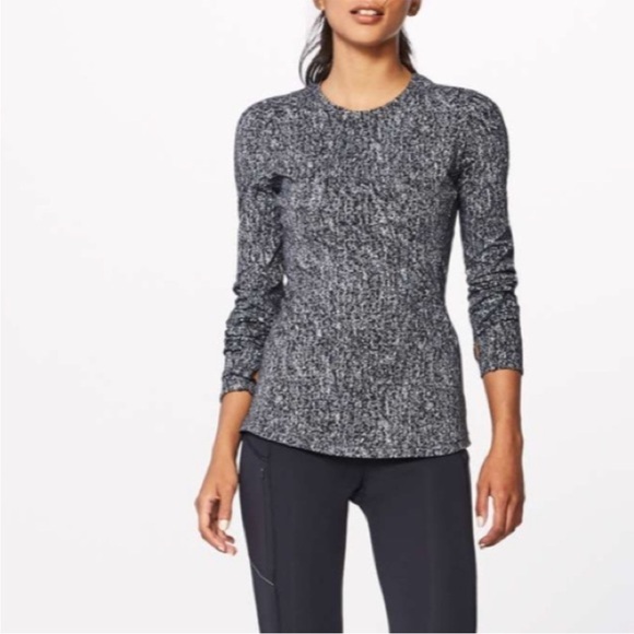 Lululemon Extra Mile Long Sleeve Running Shirt
Suited Jacquard Black White Sz 6 - Picture 2 of 13